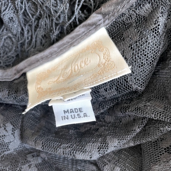 Like New 90’s Mini Babydoll Dress Lace Sheer - Picture 8 of 8